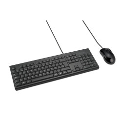 Kensington K75452ES Kit de teclado y ratón con cable KM100 EQ, Completo (100%), Alámbrico