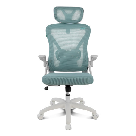 DRIFT DRAIR35WT DRAIR35, Silla para videojuegos universal, 120 kg, Respaldo de malla, Blanco, Nylon, 600 x 600 mm