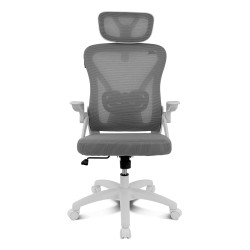 DRIFT DRAIR35WG DRAIR35, Silla para videojuegos universal, 120 kg, Respaldo de malla, Blanco, Nylon, 600 x 600 mm
