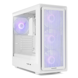 NOX NXHUMMERAEROWH Hummer NXHUMMERAEROWH, Midi Tower, PC, Blanco, ATX, ITX, micro ATX, Acero inoxidable, Vidrio templado,