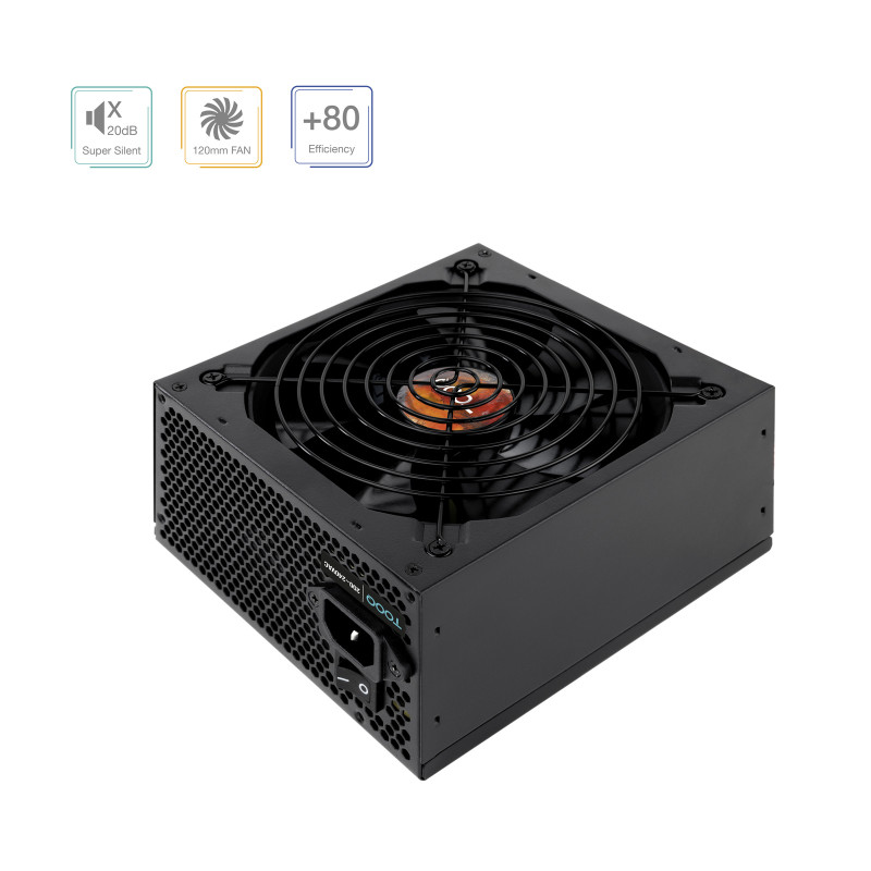 TooQ TQHELIOS-750SP Fuente de alimentación ATX 750W APFC 80Plus Bronze, 750 W, 200 - 240 V, 50 Hz, Activo, 105 W, 585 W