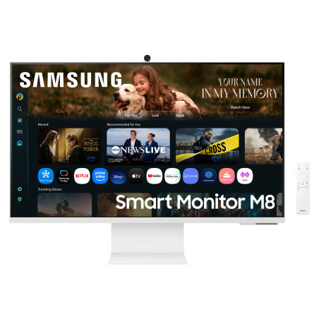 Samsung LS32FM801UUXEN M80F, 81,3 cm (32"), 3840 x 2160 Pixeles, 4K Ultra HD, LCD, 4 ms, Blanco