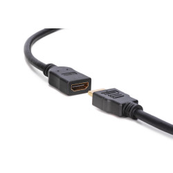 Digitus AK-330201-050-S Cable de extensión HDMI de Alta Velocidad con Ethernet, 5 m, HDMI tipo A (Estándar), HDMI tipo A 2