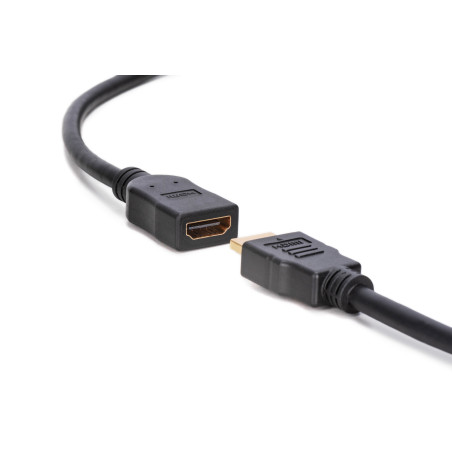 Digitus AK-330201-050-S Cable de extensión HDMI de Alta Velocidad con Ethernet, 5 m, HDMI tipo A (Estándar), HDMI tipo A