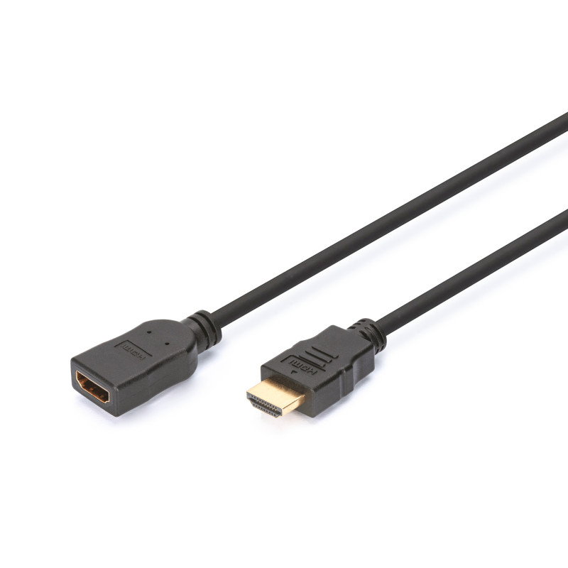 Digitus AK-330201-050-S Cable de extensión HDMI de Alta Velocidad con Ethernet, 5 m, HDMI tipo A (Estándar), HDMI tipo A