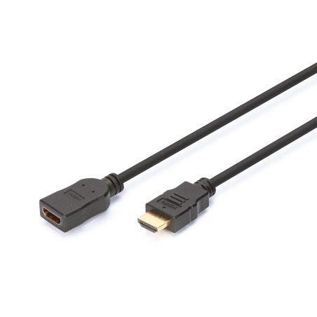 Digitus AK-330201-050-S Cable de extensión HDMI de Alta Velocidad con Ethernet, 5 m, HDMI tipo A (Estándar), HDMI tipo A