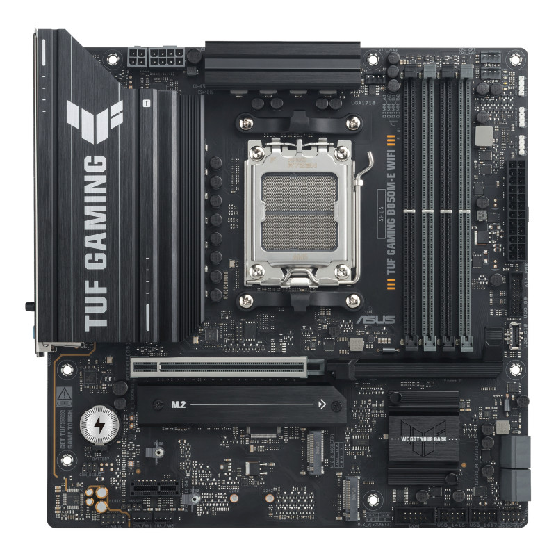 ASUS 90MB1LS0-M0EAY0 TUF GAMING B850M-E WIFI, AMD, Zócalo AM5, AMD Ryzen 7000 Series, AMD Ryzen 8000 Series, AMD Ryzen 9000