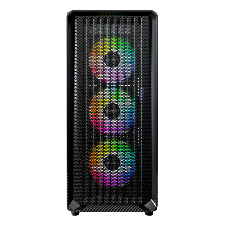 Montech X5 (B) X5, Midi Tower, PC, Negro, ATX, EATX, micro ATX, Mini-ITX, SSI CEB, Juego, Multi