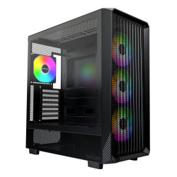 Montech X5 (B) X5, Midi Tower, PC, Negro, ATX, EATX, micro ATX, Mini-ITX, SSI CEB, Juego, Multi 2
