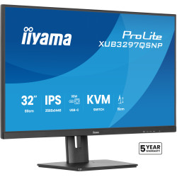 iiyama XUB3297QSNP-B1 ProLite XUB3297QSNP-B1, 81,3 cm (32"), 2560 x 1440 Pixeles, Quad HD, LED, 1 ms, Negro