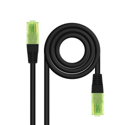 Nanocable 10.20.1430-BK Cable de Red Latiguillo RJ45 CAT.6 UTP AWG26 CCA, Negro, 30 m, 30 m, Cat6, U/UTP (UTP), RJ-45, RJ-45,