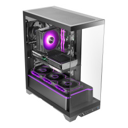Mars Gaming MCPRISMA MCPRISMA, Midi Tower, PC, Negro, ATX, micro ATX, Mini-ITX, Vidrio templado, Juego 2