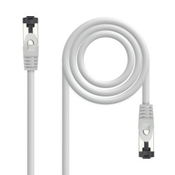 Nanocable 10.20.2005 Cable de Red Latiguillo Cat.8.1 2GHz LSZH SSTP AWG26, Gris, 5 m, 5 m, Cat8.1, S/FTP (S-STP), RJ-45, RJ-45,