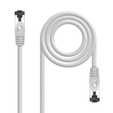 Nanocable 10.20.2003 Cable de Red Latiguillo Cat.8.1 2GHz LSZH SSTP AWG26, Gris, 3 m, 3 m, Cat8.1, S/FTP (S-STP), RJ-45, RJ-45,