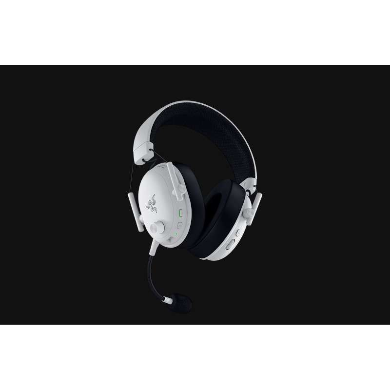Razer RZ04-05410400-R3M1 BlackShark V3, Inalámbrico y alámbrico, Juego, 270 g, Auriculares, Blanco