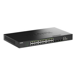 D-Link DGS-1530-28P/E DGS-1530-28P/E, Gestionado, L2, Gigabit Ethernet (10/100/1000), Bidireccional completo (Full duplex), 2