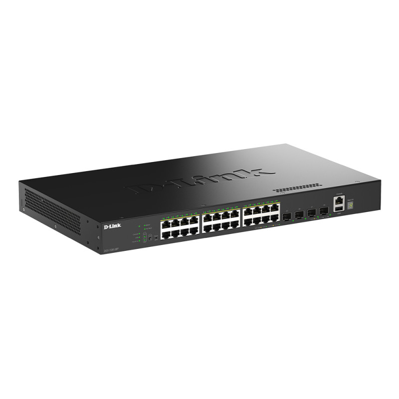 D-Link DGS-1530-28P/E DGS-1530-28P/E, Gestionado, L2, Gigabit Ethernet (10/100/1000), Bidireccional completo (Full duplex),