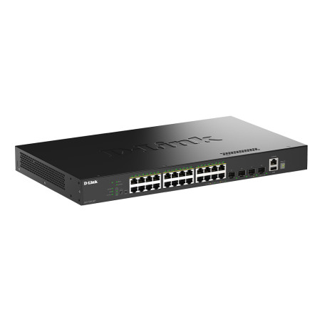 D-Link DGS-1530-28P/E DGS-1530-28P/E, Gestionado, L2, Gigabit Ethernet (10/100/1000), Bidireccional completo (Full duplex),