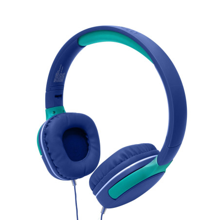 Celly KIDSBEAT2BL KIDSBEAT2, Alámbrico, 20 - 20000 Hz, Llamadas/Música, 85 g, Auriculares, Azul