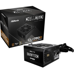 Asrock 90-UXC075-BNEAAA Challenger CL-750B, 750 W, Sobreintensidad, Sobrevoltaje, Sobrecalentamiento, Sobrecarga,