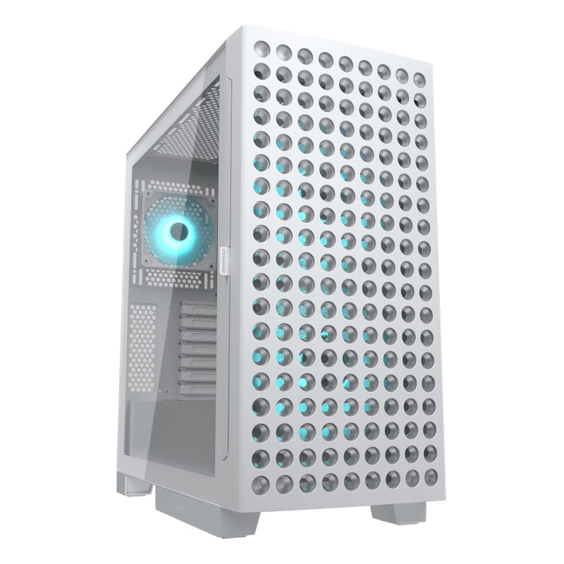 COUGAR 385YA20.0002 CGR-5YA2W-RGB, Midi Tower, PC, Blanco, ATX, CEB, EATX, micro ATX, Mini-ITX, Multi, Ventiladores de la caja
