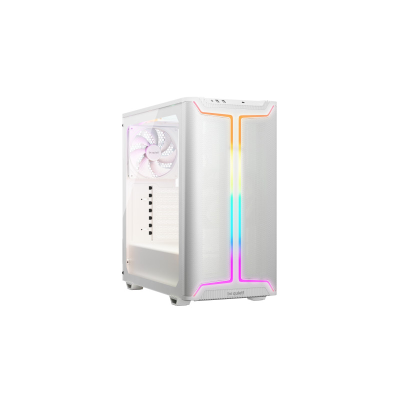 be quiet! BGW77 Pure Base 501 DX White, Midi Tower, PC, Blanco, ATX, micro ATX, Mini-ATX, Acrilonitrilo butadieno estireno