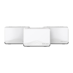 Mercusys HALO H27BE(3-PACK) HALO H27BE, Blanco, Interno, Sistema de malla, 30 dBmW, Doble banda (2,4 GHz / 5 GHz), Wi-Fi 6