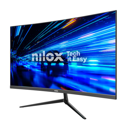 Nilox NXM27CRV2402 MONITOR 27 CURVO 240HZ VA HDMI Y DP, 68,6 cm (27"), 1920 x 1080 Pixeles, Full HD, LCD, 1 ms