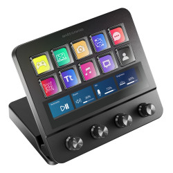 Mars Gaming MSDPRO MS-DPRO, Negro, 10 botones, Giratorio, Tocar, Caja, 137 mm, 124 mm