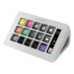 Mars Gaming MSDONEW MSD-ONE, Control Deck Slim, 15 Teclas LCD Personalizables, Pantalla LCD Ampliada, Software de Control y