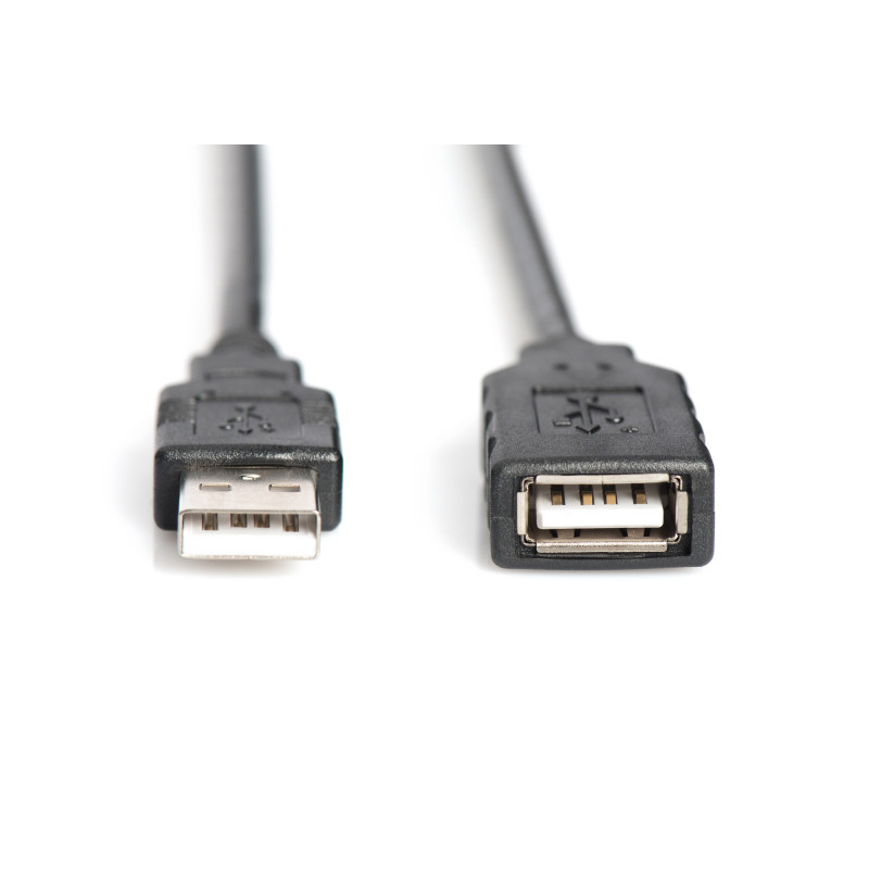 Digitus DA-73100-1 Cable de extensión USB 2.0 activo, 10 m, USB A, USB A, USB 2.0, 0,48 Gbit/s, Negro