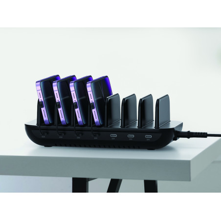 Conceptronic OZUL07B OZUL07B, Interior, Corriente alterna, 20 V, Negro