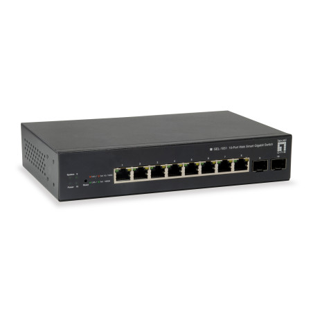 LevelOne GEP-1051 GEP-1051, Gestionado, L2/L3/L4, Gigabit Ethernet (10/100/1000), Energía sobre Ethernet (PoE), Montaje en rack