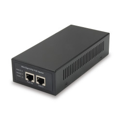 LevelOne POI-5001 POI-5001, Gigabit Ethernet, 10,100,1000 Mbit/s, IEEE 802.3af, IEEE 802.3at, IEEE 802.3bt, Negro, Poder, 60 W