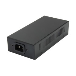 LevelOne POI-5001 POI-5001, Gigabit Ethernet, 10,100,1000 Mbit/s, IEEE 802.3af, IEEE 802.3at, IEEE 802.3bt, Negro, Poder, 60 W 2