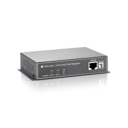 LevelOne POR-0202 Repetidor PoE, 2 puertos, Cascade, 802.3at PoE+, Repetidor de red, 100 m, 10/100Base-T(X), IEEE 802.3, IEEE