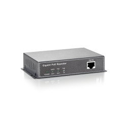 LevelOne POR-0120 Repetidor PoE Gigabit, Cascade, Repetidor de red, 100 m, 1000 Mbit/s, Completo, Semi (dúplex),