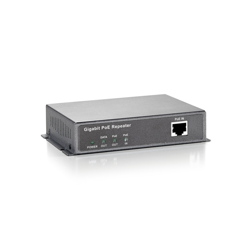 LevelOne POR-0120 Repetidor PoE Gigabit, Cascade, Repetidor de red, 100 m, 1000 Mbit/s, Completo, Semi (dúplex),
