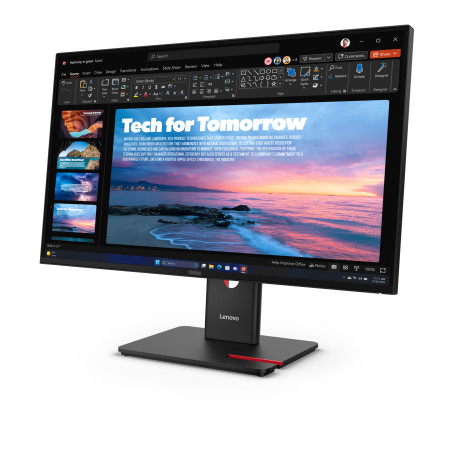 Lenovo 64AAGAT2EU ThinkVision T27QD-40 Monitor, 68,6 cm (27"), 2560 x 1440 Pixeles, Wide Quad HD, LED, 6 ms, Negro