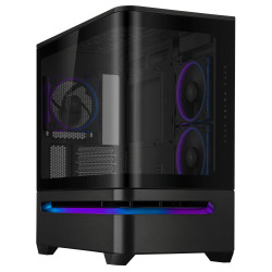 ASUS 90DC00P0-B19000 PRIME AP202 ARGB, Midi Tower, PC, Negro, micro ATX, Mini-ITX, Metal, Juego