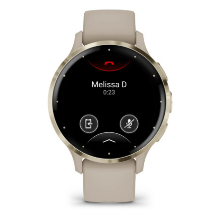 Garmin 010-02785-02 Venu 3S, 3,05 cm (1.2"), AMOLED, Pantalla táctil, Wifi, GPS (satélite), 40 g
