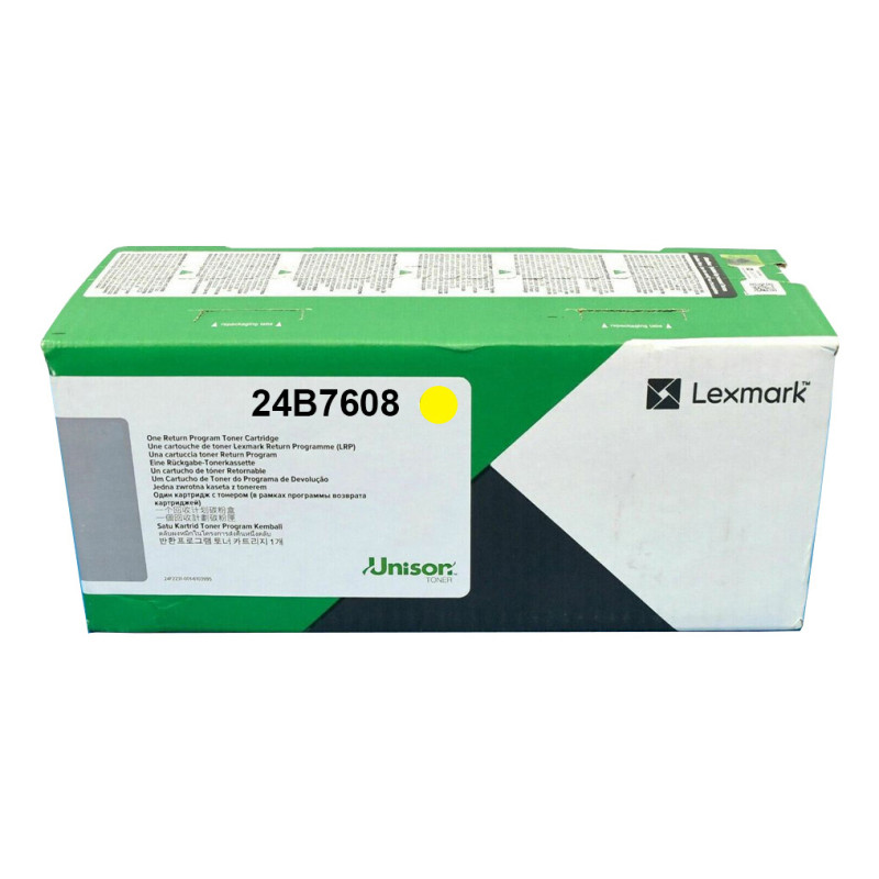 Lexmark 24B7608 24B7608, 12000 páginas, Amarillo, 1 pieza(s)