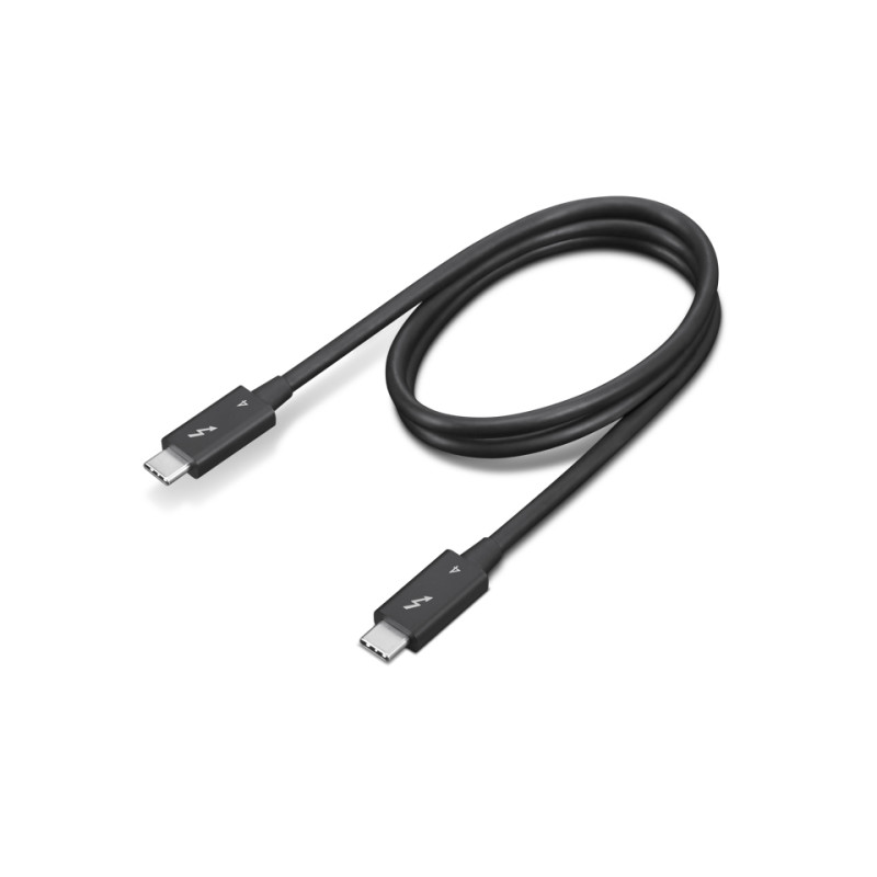 Lenovo 4X91K16968 4X91K16968, Masculino, Masculino, 0,7 m, 40 Gbit/s, Negro, 4,6 mm