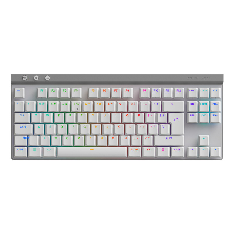 Logitech G 920-012539 G515 LIGHTSPEED TKL, Inalámbrico y alámbrico, RF Wireless + Bluetooth, Interruptor mecánico, QWERTY,