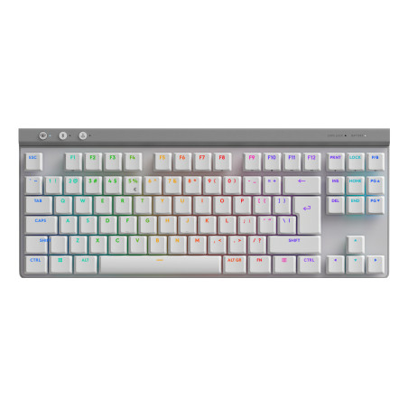 Logitech G 920-012539 G515 LIGHTSPEED TKL, Inalámbrico y alámbrico, RF Wireless + Bluetooth, Interruptor mecánico, QWERTY,