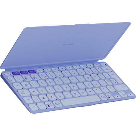 Logitech 920-012986 920-012986, QWERTY, Internacional de EE.UU., Switch de tecla de tijera, 1,8 cm, 1 mm, Lila