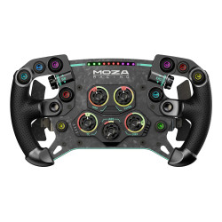 Moza Racing RS056 RS056, Volante, Inalámbrico y alámbrico, Negro, Carbon Fibre Reinforced Polymer (CFRP), Fibra de carbono,