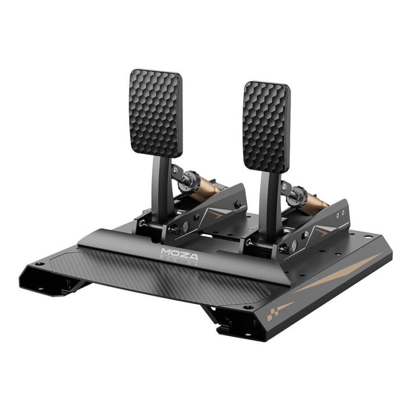 Moza Racing RS066 RS066, Pedal, Negro, Fibra de carbono, Acero, 15 - 23°