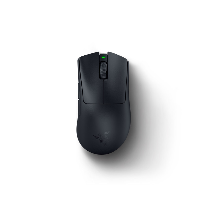 Razer RZ01-04630300-R3WL DeathAdder V3 Pro, mano derecha, Óptico, RF Wireless + USB Type-C, 30000 DPI, Negro