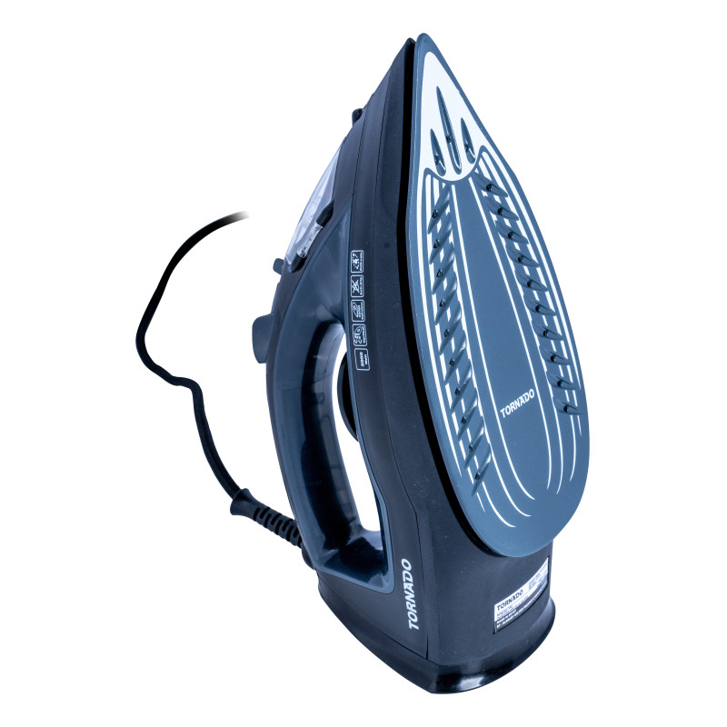 TORNADO TST-2000G TST-2000G, Plancha a vapor, Suela de cerámica, 1,8 m, 170 g/min, Negro, 35 g/min